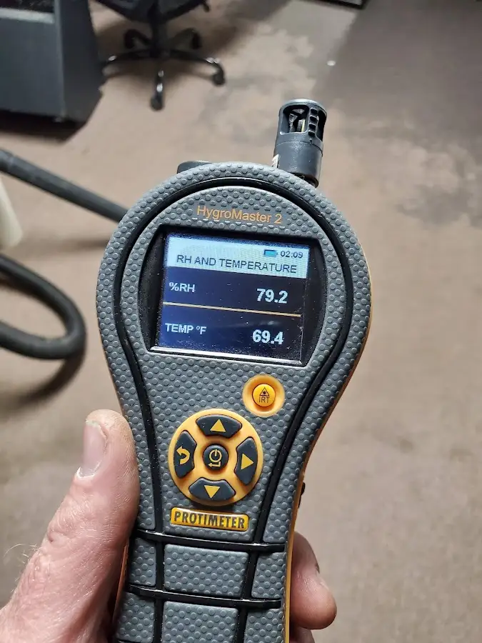 Moisture meter humidity assessment for Mold Remediation & Removal in Reserve